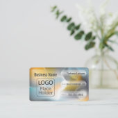 Glasmorfisme Planeten Vet Visitekaartje (Staand voorkant)