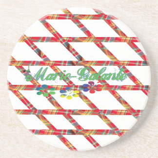 Glasonders van zandsteen zandsteen onderzetter