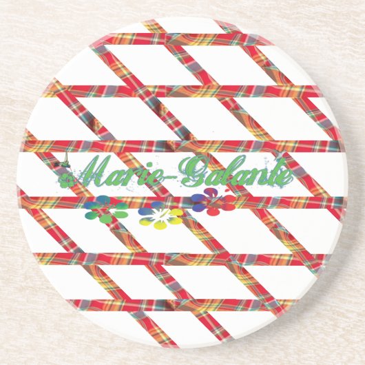 Glasonders van zandsteen zandsteen onderzetter (Voorkant)