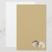 "Glaspaarden" ~ Licht goudsmederij Briefpapier (Voorkant / Achterkant)