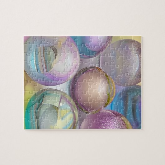 Glaspapiergewichten met zwembrillen om te ontspann legpuzzel (Horizontaal)