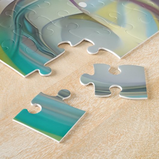 Glaspapiergewichten met zwembrillen om te ontspann legpuzzel (Zijkant)