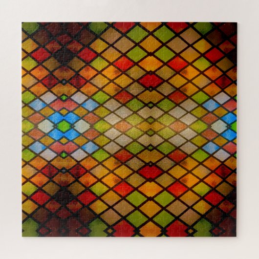 Glasraam majestueus legpuzzel (Horizontaal)