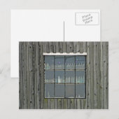 Glass achter glas Briefkaart (Voorkant / Achterkant)