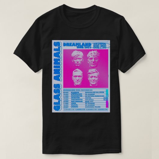 Glass Animals Dreamweaver Tour Classic T-Shirt Cop (Design voorkant)