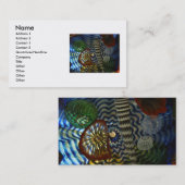 Glass Art Visitekaartje (Voorkant / Achterkant)