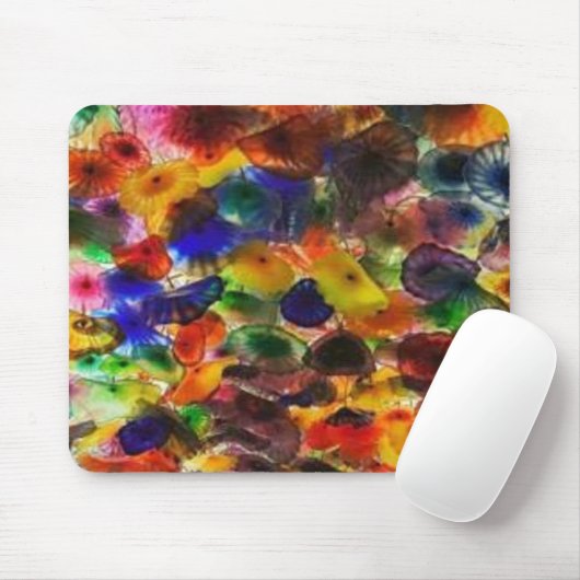 Glass Art Work Mousepad Muismat (Met muis)