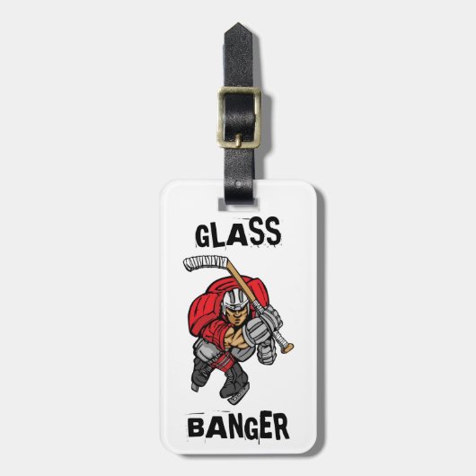 GLASS BANGER BAGAGELABEL (Voorkant verticaal)