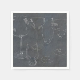 Glass Barware Servet