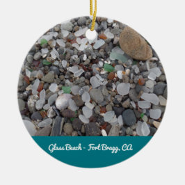 Glass Beach Fort Bragg California Ornament