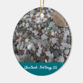 Glass Beach Fort Bragg California Ornament (Links)