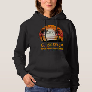 Glass Beach Fort Bragg California Sunset Hoodie