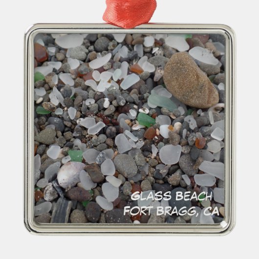 Glass Beach Fort Bragg California Xmas Ornament (Voorkant)