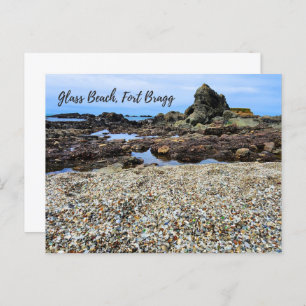 Glass Beach Fort Bragg Californië Briefkaart