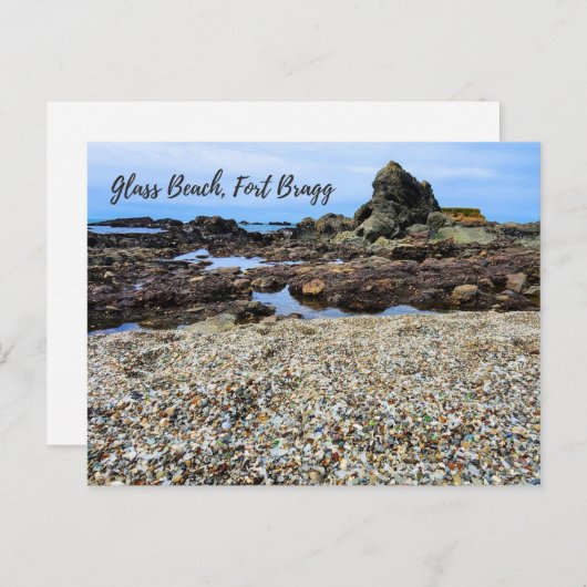 Glass Beach Fort Bragg Californië Briefkaart (Voorkant / Achterkant)