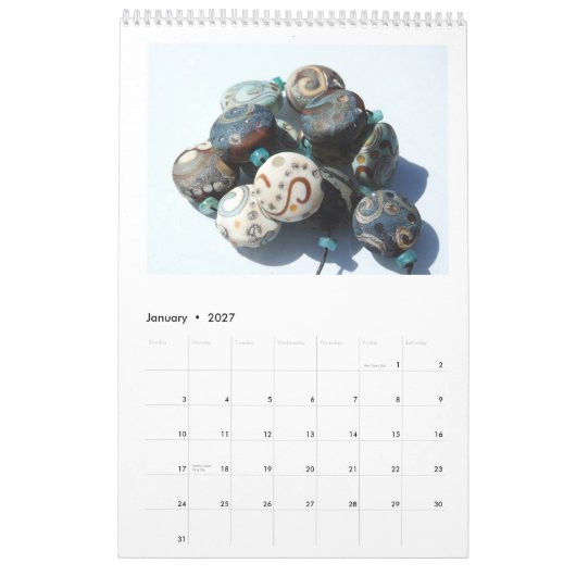 Glass Bead Art van Melissa Vess Kalender (Jan 2027)