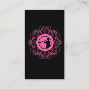 Glass Blower Mandala-beroep Glass Baling Art Visitekaartje