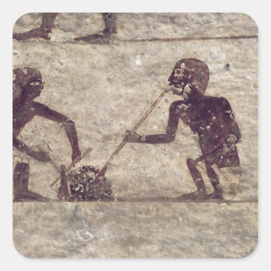 Glass Blowers Vierkante Sticker (Voorkant)