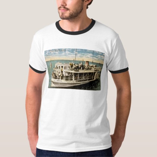 Glass Bottom Boat, Avalon, Catalina Island, CA T-shirt (Voorkant)