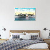 Glass Bottom Boat, Emperor, Avalon Canvas Afdruk (Insitu (Slaapkamer))