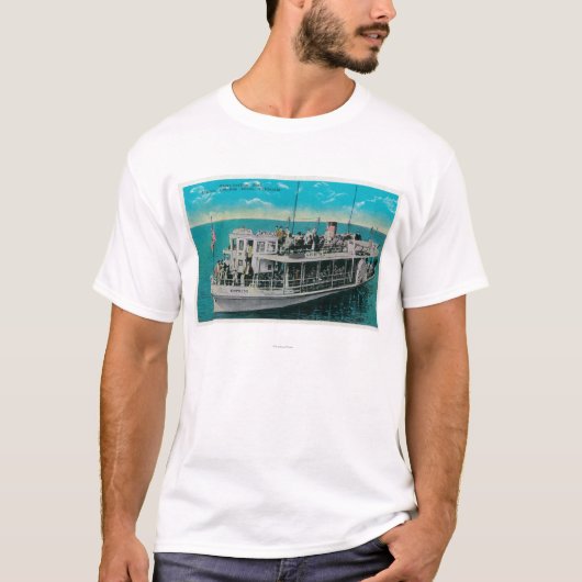 Glass Bottom Boat in Avalon, Catalina T-shirt (Voorkant)