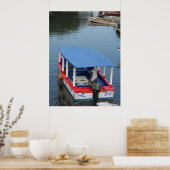 Glass Bottom Boat Negril, Jamaica Canvas Prin Poster (Keuken)