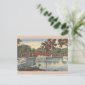  Glass Bottom Boats Florida Post Card Briefkaart (Staand voorkant)