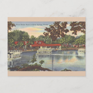 Glass Bottom Boats Florida Post Card Briefkaart