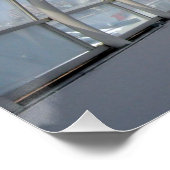 Glass Ceiling Blue Sky Skylight Perfect Poster (Hoek)