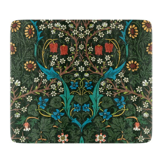 GLASS CHOPPARD : WILLIAM MORRIS SNIJPLANK (Voorkant)