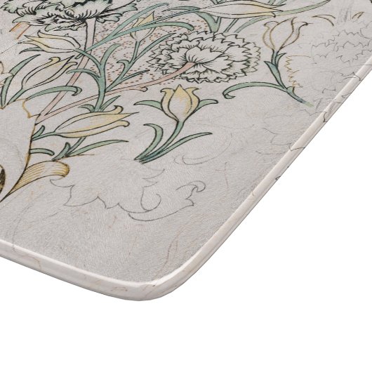 GLASS CHOPPARD : WILLIAM MORRIS : WILD TULIP SNIJPLANK (Hoek)