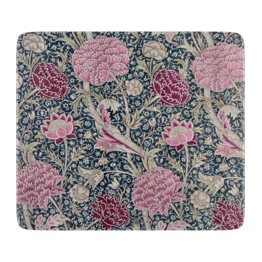 GLASS CHOPPORTON : WILLIAM MORRIS : CRAY SNIJPLANK (Voorkant)