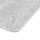 GLASS CHOPPORTON : WILLIAM MORRIS : PLATTELAND SNIJPLANK (Hoek)