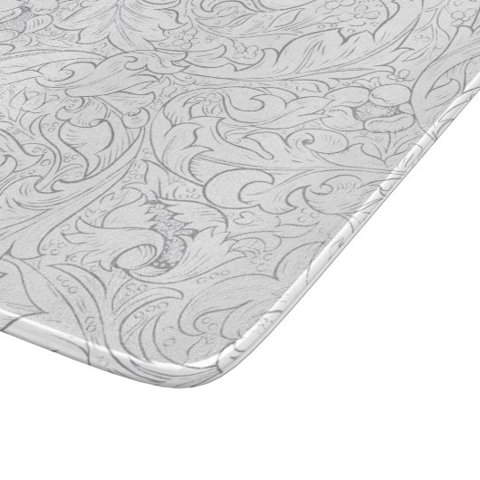 GLASS CHOPPORTON : WILLIAM MORRIS : PLATTELAND SNIJPLANK (Hoek)