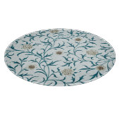 GLASS CHOPPORTON : WILLIAM MORRIS : PLATTELAND SNIJPLANK (Hoek)