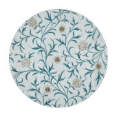 GLASS CHOPPORTON : WILLIAM MORRIS : PLATTELAND SNIJPLANK (Voorkant)