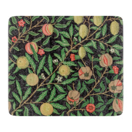 GLASS CHOPPORTON : WILLIAM MORRIS POMEGRANATE SNIJPLANK