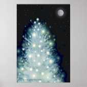 " GLASS CHRISTMAS TREE " door Robert Singletary Poster (Voorkant)