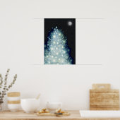 " GLASS CHRISTMAS TREE " door Robert Singletary Poster (Keuken)