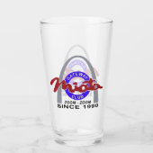 Glass Club Logo Pint (16oz) Glas (Achterkant)