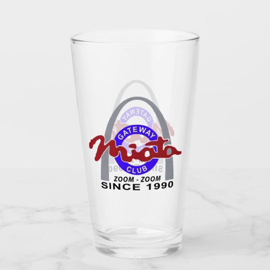 Glass Club Logo Pint (16oz) Glas (Voorkant)