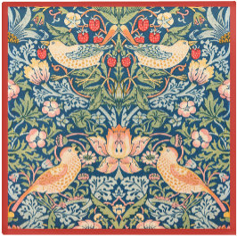 Glass COASTER - Wm. Morris Strawberry Thief Design Glazen Onderzetter