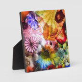 Glass Colorful Patronen Fotoplaat (Voorkant)