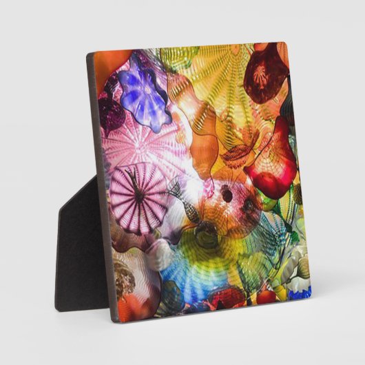 Glass Colorful Patronen Fotoplaat (Voorkant)