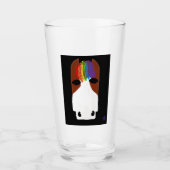Glass Cup - LGBTQ Paard Glas (Voorkant)