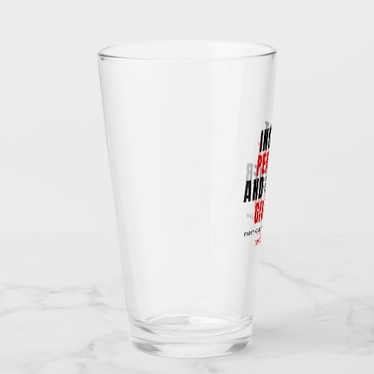 Glass Cup - Never Stop Glas (Rechts)