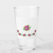 Glass Cup Tumbler Astiatic Lilly (Achterkant)