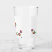 Glass Cup Tumbler Astiatic Lilly (Links)