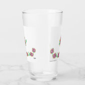 Glass Cup Tumbler Astiatic Lilly (Rechts)