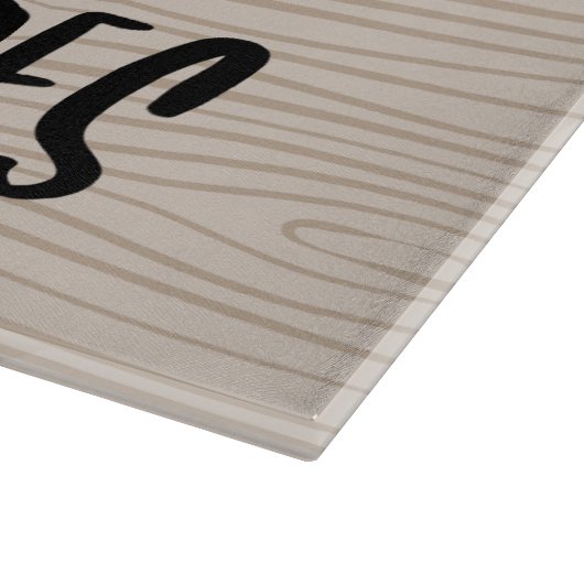 Glass Custom I Love You from My Head Tomaten Snijplank (Hoek)